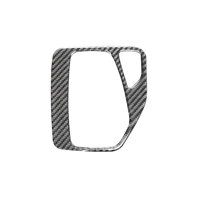 For BMW E84 X1 2011-2015 Car Gear Panel Decoration Cover Trim Sticker Auto Accessories Real Carbon Fiber