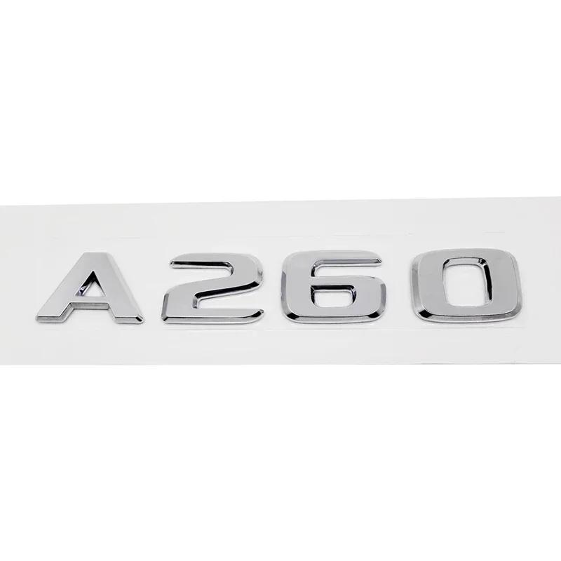 ABS Car Letter Rear Stickers Trunk Badge Emblem Decal for Mercedes Benz A63 A200 A220 A250 A260 A Class W168 W169 W176 AN1