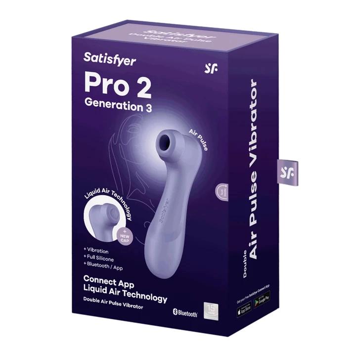 Satisfyer - Pro 2 Stimulator With App And Interchangeable Tips