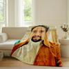 Fashion print L Lin Manuel Miranda Blanket For Sofa Office Bed Plane Travel Sleep Read Relax Camping Soft And Warm