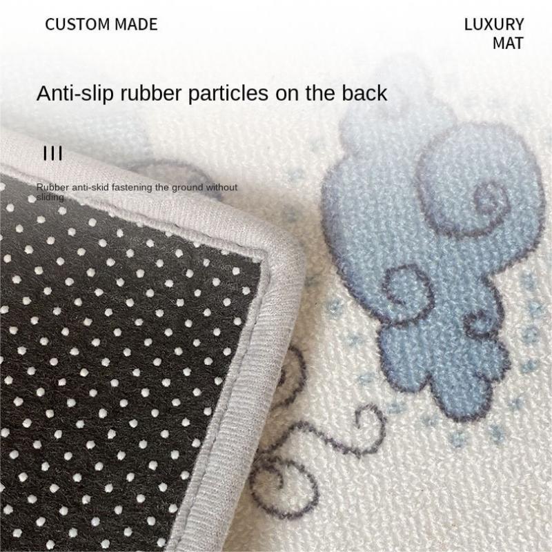 Коврик для детской комнаты, гостиной, коврик для ползания, большой размер, можно стирать в стиральной машине, коврик для чтения, игровой коврик с противоскользящим покрытием