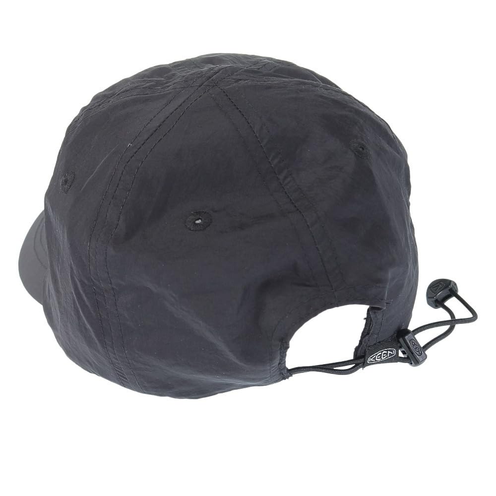 Кепка БАНДЖИ С ЛОГОТИПОМ, НЕЙЛОНОВАЯ, свободный размер [Keen] ЧЕРНЫЙ/ЧЕРНЫЙ