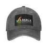 Amiga Кепки Бейсболки Snapback Выстиранные Джинсовые Шляпы Для улицы Регулируемая Кепка Хип-хоп Бейсболка Ковбойская Шляпа для Унисекс Женщин