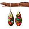 Bohemian Emperor Stone Water Drop Pendant Earrings European and American Popular Ins Jewelry