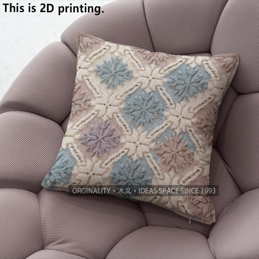 Nordic Snowflake Throw Pillow Covers Pattern Cushion Cover Suitable for Sofa Bedroom Car Pillow Cover