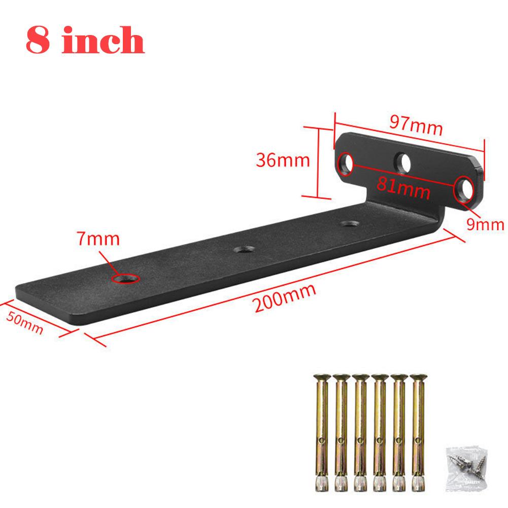 1PC Shelf Bracket 4/6/8/10/12 Inch Black Heavy Shelf