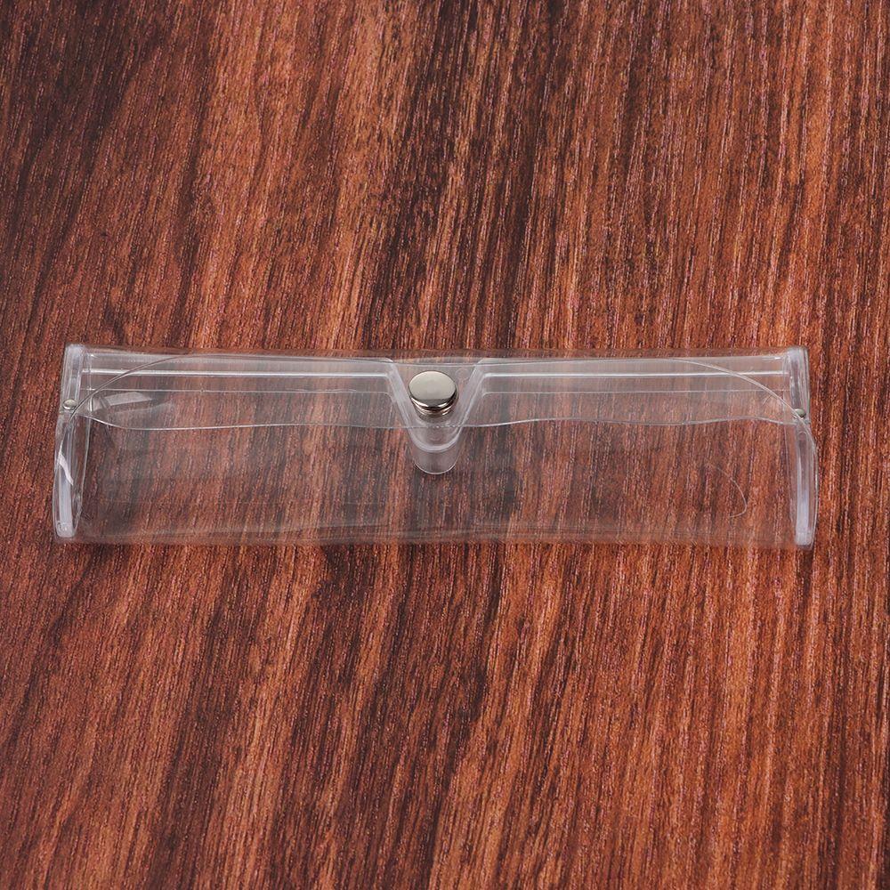 Men Portable Transparent Eyeglasses Case Glasses Holder Glasses Box Plastic