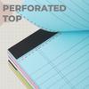 5x8 Note Pads, 8 Pack Small Colorful Legal Pads, Narrow Ruled Writing Notepads, Perforated Lined Paper for Study, Office, and To-Do Lists
