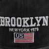 Стильная винтажная бейсболка с мягким верхом Brooklyn, вышитая флаг США, кепка для папы, унисекс, повседневные кепки от солнца для мужчин и женщин, для активного отдыха и спорта