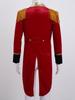 Boys Circus Cosplay Costume Long Sleeves Tassel Details Dip Hem Coat Role Play Jacket