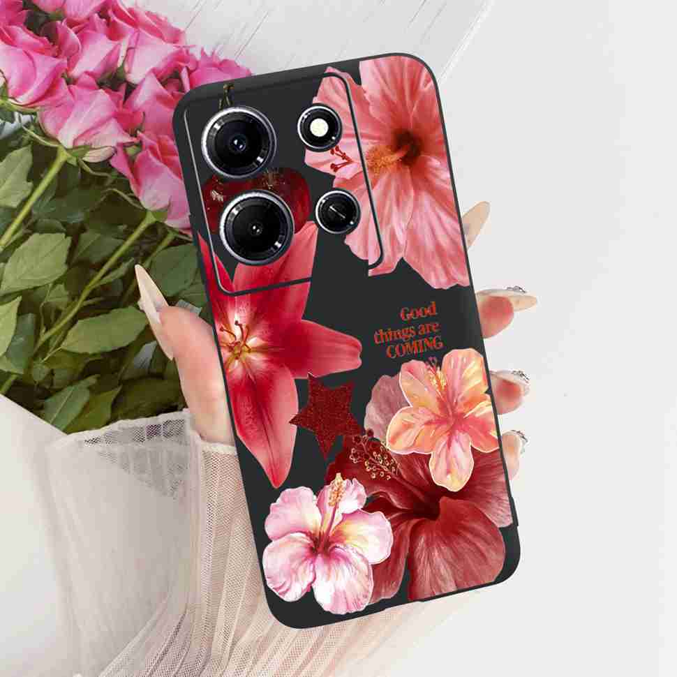 Чехол для телефона Infinix Note 30i X6716 Стильный окрашенный чехол для Infinix Note30i Note 30i Мягкий силиконовый ударопрочный чехол Fundas