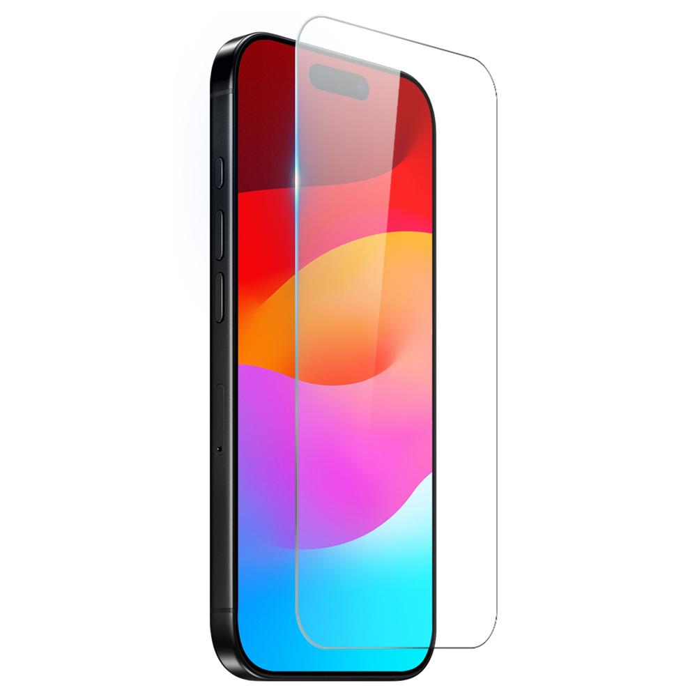 NORTHJO For iPhone 17 Pro Case Shockproof TPU Clear Phone Cover with Tempered Glass and Camera Lens Film