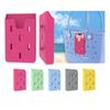 1PC Portable Silicone Phone Stand Storage Case Bag Accessories Holder for Beach Bag Muti Color Charms Decorations DIY