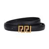 Belt Genuine Leather Women'S Belt Women'S Decorative Cowhide Smooth Buckle Business Belt Can Be