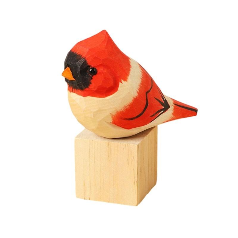 Птица Скульптура Ручная Работа Декоративный Подарок с Блоком Для Любителя Природы