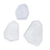 Large Geometric Sturdy Silicone Tray Molds for Resin and Concrete Craft Supplies Home Decoration Dish Castes Daily Use