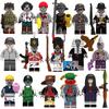 N109-116 N117-1.24 Million Halloween Zombie Occupation Building Block Minifigure Small Particle Mosaic Toy Bag