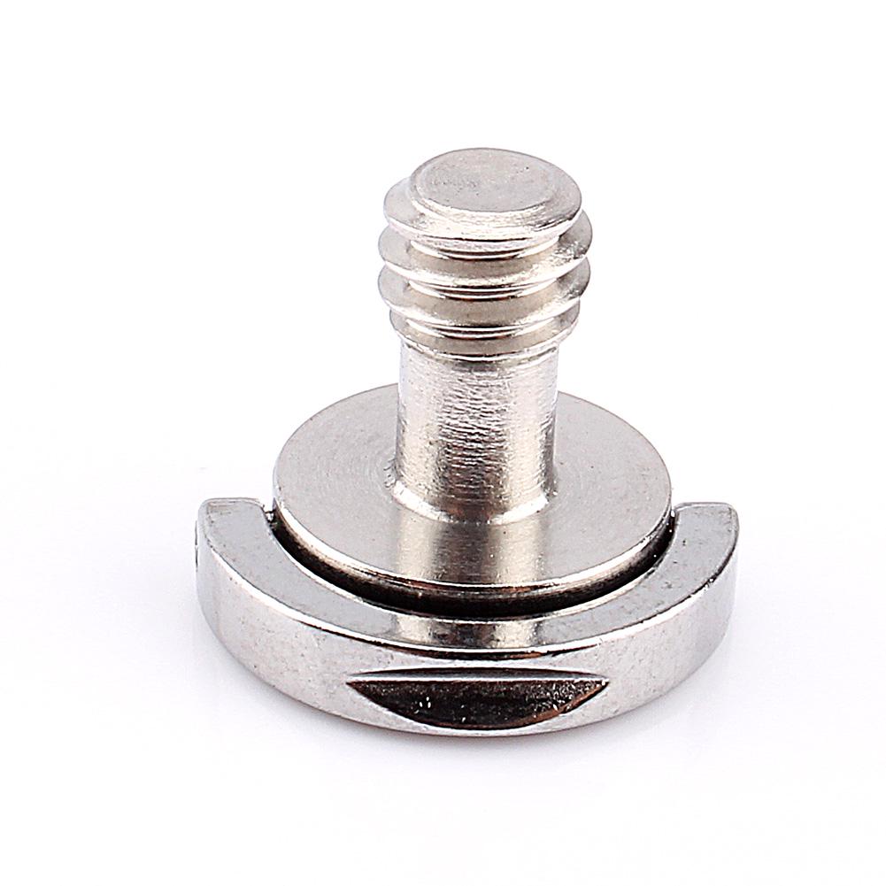 Stainless Steel 1 4inch D Ring Fixing Screw for Camera Tripod Quick Release Plate
