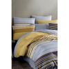 Sahara, Patterned Double Duvet Cover Set With Elastic Sheets, Reusable On Both Sides