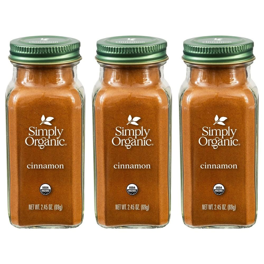 Simply Organic Ground Vietnamese Cinnamon 2.45oz Jar 3 pcs