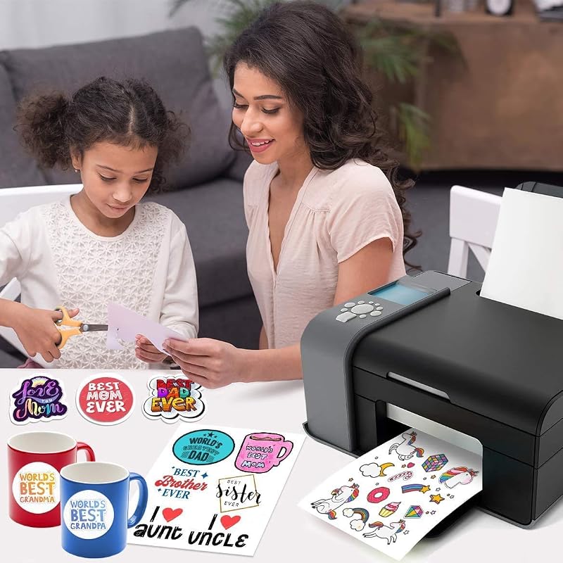True-Ally Sticker Self-Adhesive Glossy Photo Paper A4 Size 120 Gsm For Inkjet Printer (White) Dries Quickly Diy Sticker