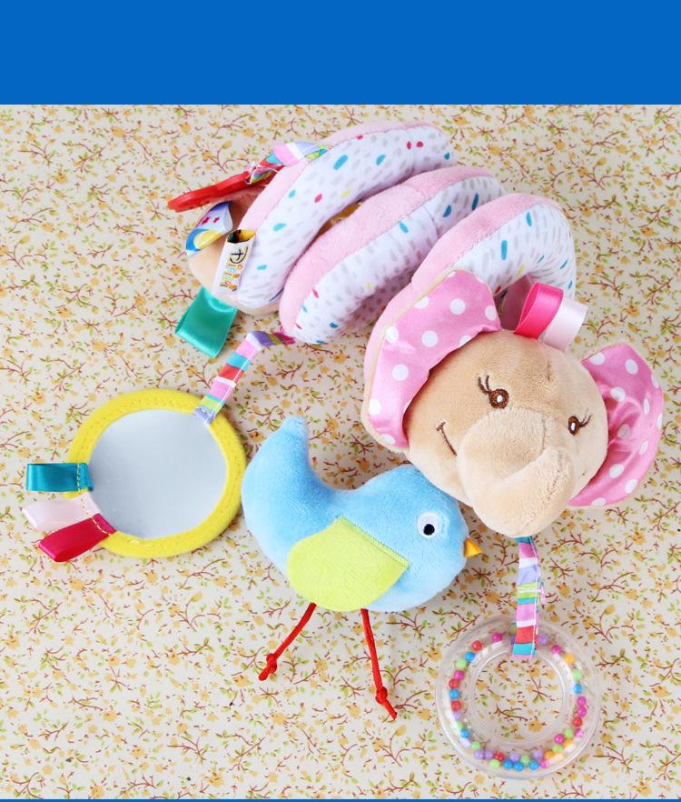 Плюшевый слон детская кроватка и коляска подвесной бортик