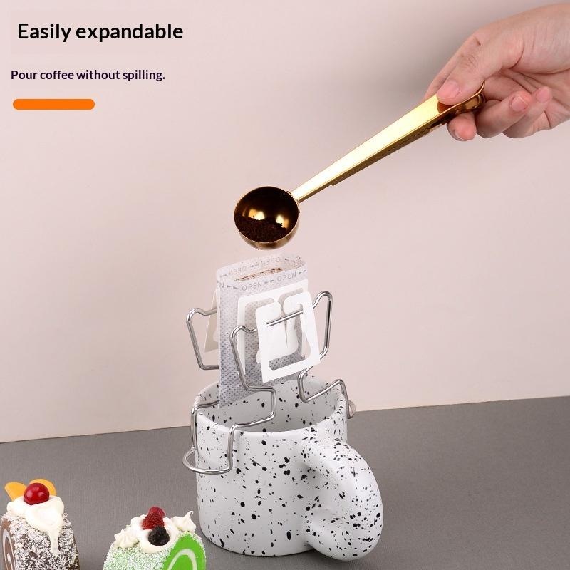 Coffee Filter Paper Storage Holder Stainless Steel 1Pcs Anti-Scratch Portable for Outdoor Camping Coffee Making