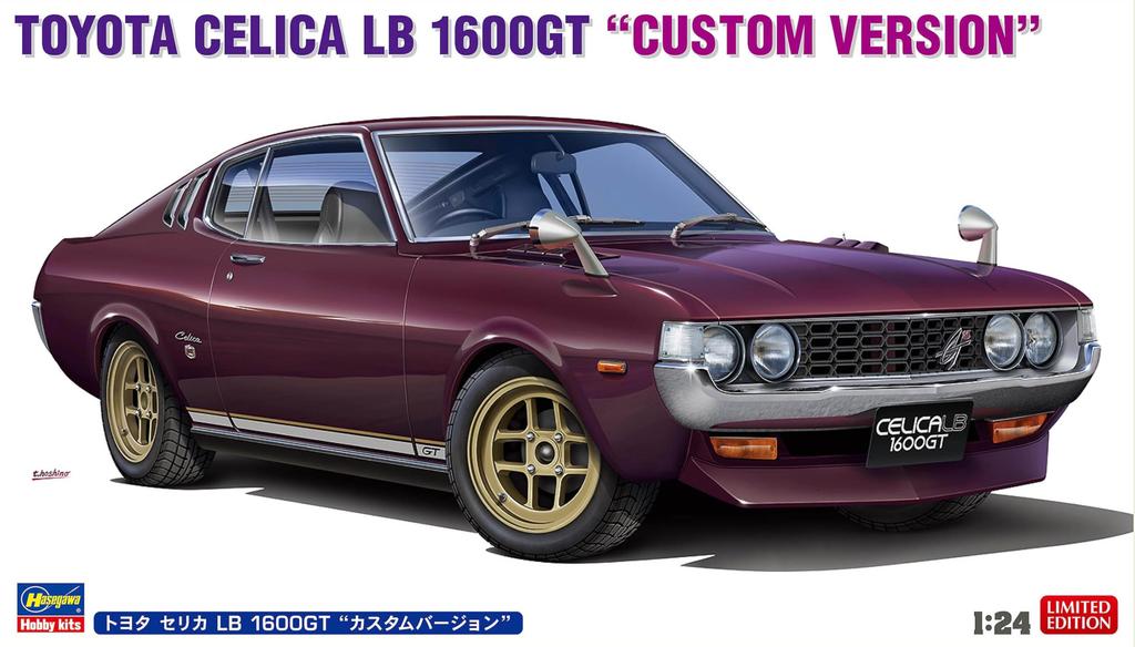 Hasegawa Toyota Celica LB 1600GT Custom Version Plastic Model Kit 20736 1/24 (Automobile)