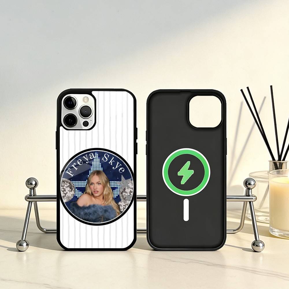 F-Freya Skye Singer Phone Case For iPhone17,16,15,14,13,12,11 Plus,Pro Max Magnetic For Magsafe Wireless Charging