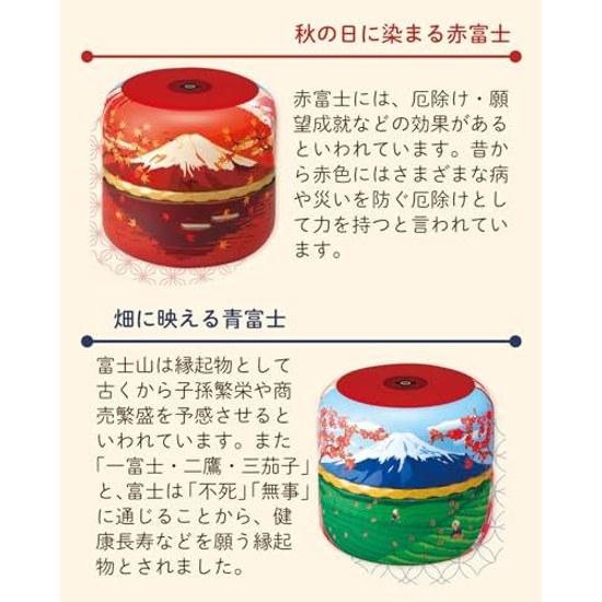 Arahataen Japanese Tea Gift Fuji Calendar Can 70g2 Bottles Boxed Jujube Set Shizuoka Prefecture Green Deep Steamed Leaves Present Makinohara Mount