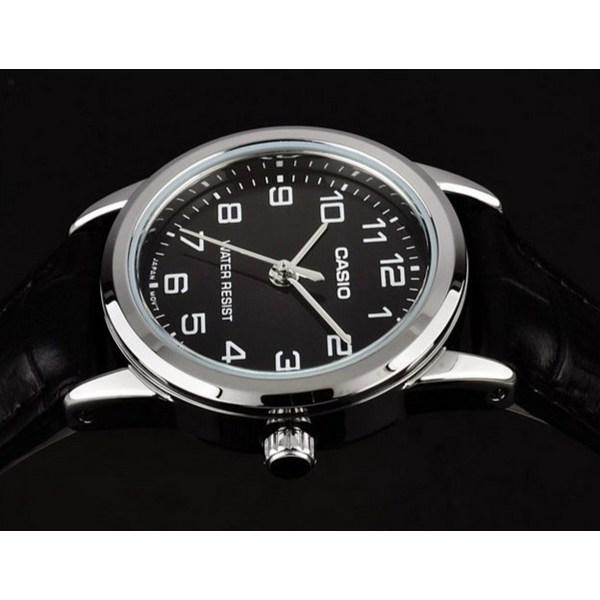 Casio Women's Leather Band Watch LTP-V001L-1B