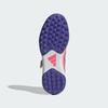 adidas F50 Hyperfast Club Hook Loop Turf Football Kids KK1337 Kids' Performance Sports Shoes Cloud White / Solar Purple / Solar Turbo