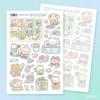 Korean Cute Bear Cartoon Stickers – Waterproof DIY Decoration Stickers