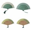 Retro Design Chinese Style Silk Fan Decoration Classical Fan Handheld Shell Fan  Summer Season