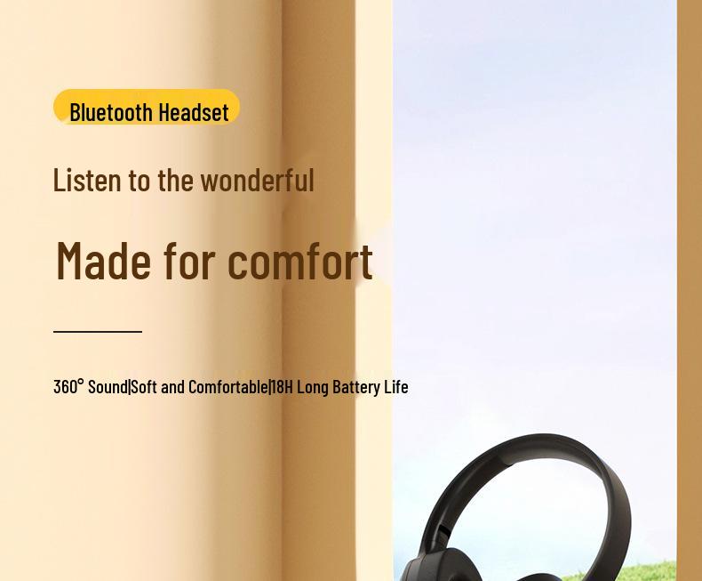 Трансграничный бестселлер 2962 Складные полноразмерные Bluetooth-наушники - Высококачественный звук для беспроводных киберспортивных игр