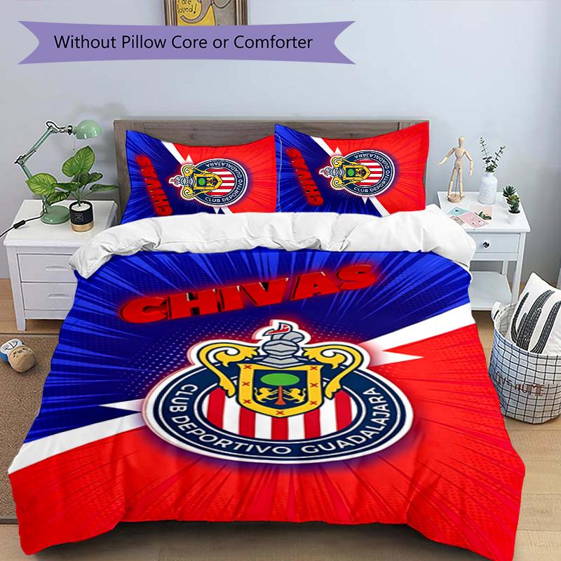 Guadalajara 3pcs Bedding Set Duvet Cover Closure Includes 1 Duvet Cover & 2 Pillowcases for All Seasons Bedroom Home Dorm Decor