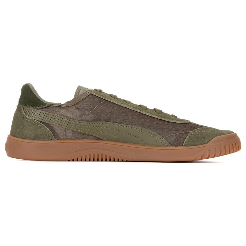 Puma Club 5V5 Translucent Low-Top Sneakers Unisex Sneakers Green Brown 391131-03