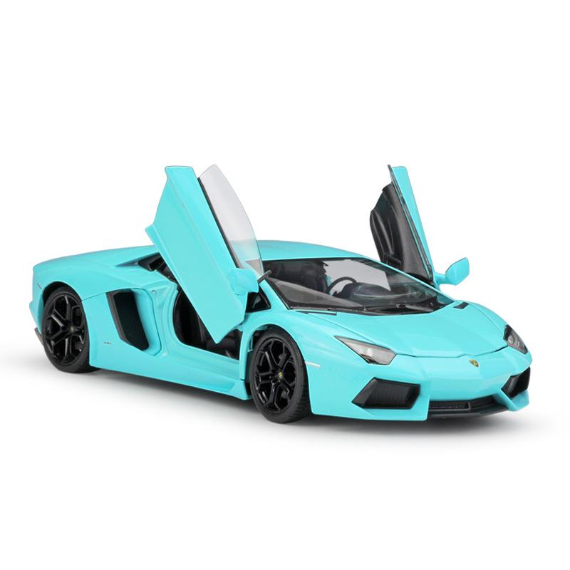 WELLY 1/24 Lamborghini Aventador LP700-4 Сплав Модель Спортивного Автомобиля Литой Металлический Гоночный Автомобиль Модель Транспортных Средств Симуляция Детская Игрушка Подарок