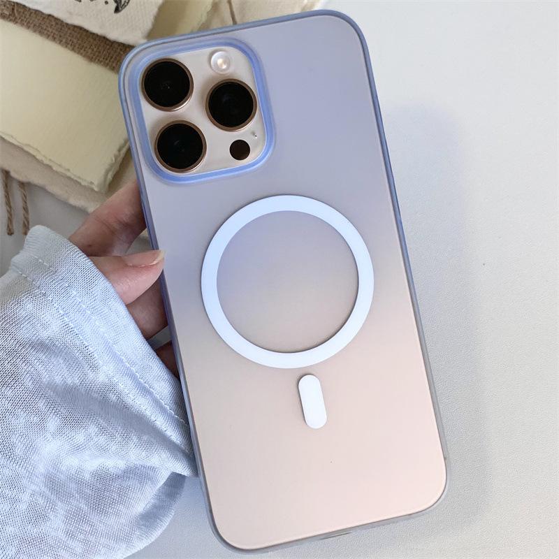 Градиентный магнитный чехол для iPhone 17 Pro Max для Apple 16/15/14/13/12 Матовое покрытие