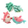 Charming Pink Shark Plush Toy Soft And Tiny Keychain For Bags And Keys
