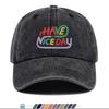 pc Have A Nice Day Colorful Letter Print Baseball Cap  Unisex Adjustable Size Breathable Polyester Ideal For Outdoor Activ