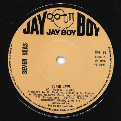 7-дюймовая пластинка SEVEN SEAS - Super Jaws BOY98 Jay Boy 1975 UK Соул/Фанк Б/У