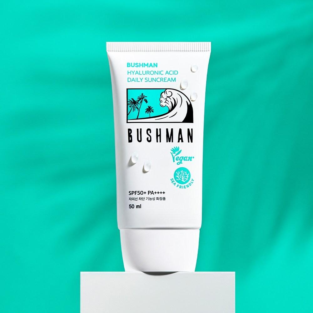Bushman Ежедневный солнцезащитный крем с гиалуроновой кислотой 50 мл + водостойкий профессиональный солнцезащитный крем 50 г в наборе