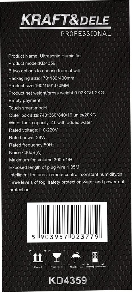 Air humidifier 4L KD4359