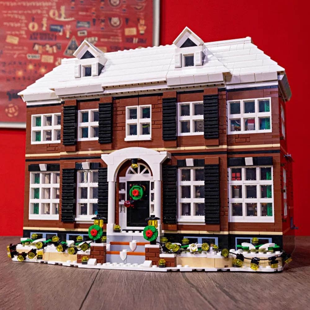 3955 шт. подходят для кукол Home Alone House, модель автомобиля, вид с улицы, строительные блоки, кирпичи, детские развивающие игрушки для мальчика, подарок