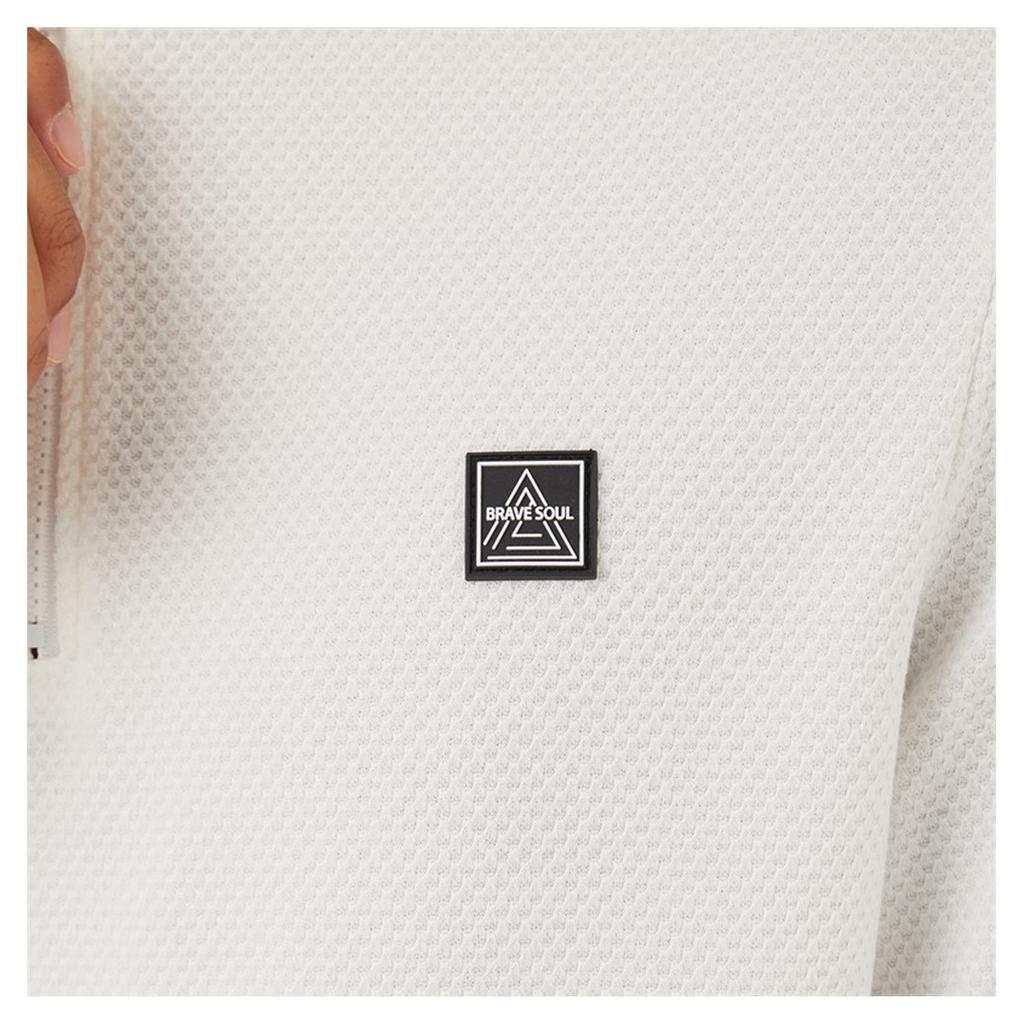 Brave Soul Mens Flight Funnel Neck Sweatshirt