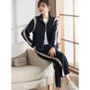 Autumn Casual Two-Piece Set for Middle-Aged Women - Plus Size Fashionable Sportswear