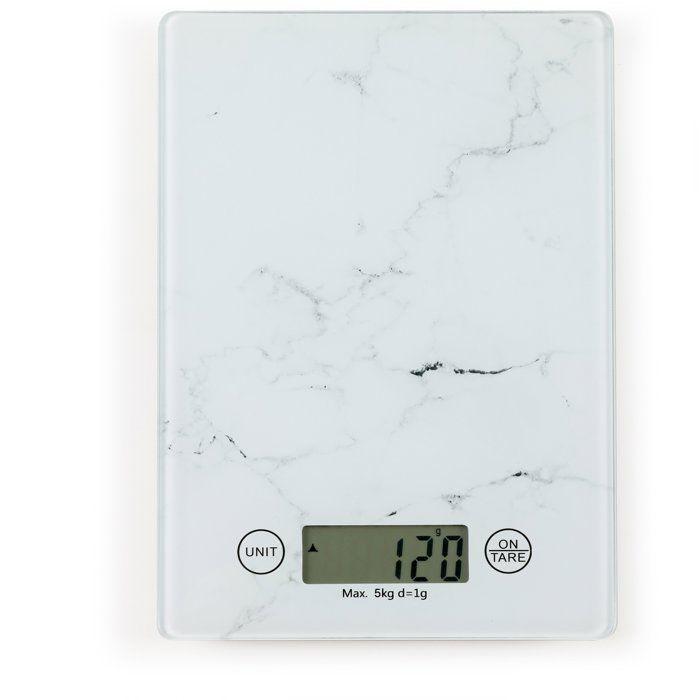 Balance de cuisine électronique - LIVOO - DOM451M - Plateau en verre - 5 kg - Multifonctions