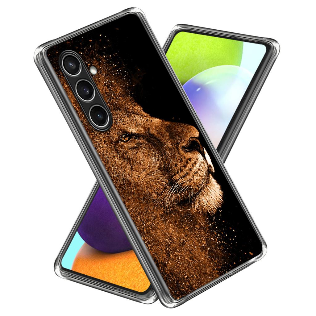 Чехол для Samsung Galaxy S24 FE, амортизирующий ТПУ, с напечатанным узором, чехол для телефона
