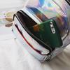 SCIONE Hologram Laser Bag Silver Backpacks Women Fashion Leather Teenage Girls Shoulder School Bag